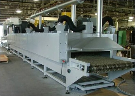 Bakery tunnel oven exhaust ducting feeding the thermal oxidizer and utility fans
